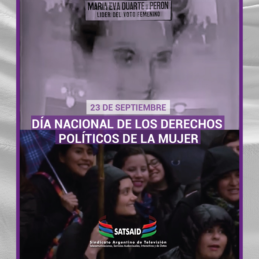 23 DE SEPTIEMBRE- DÍA NACIONAL DE LOS DERECHOS POLÍTICOS DE LA MUJER