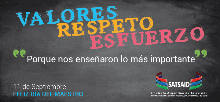 11 de Septiembre, Día del Maestro