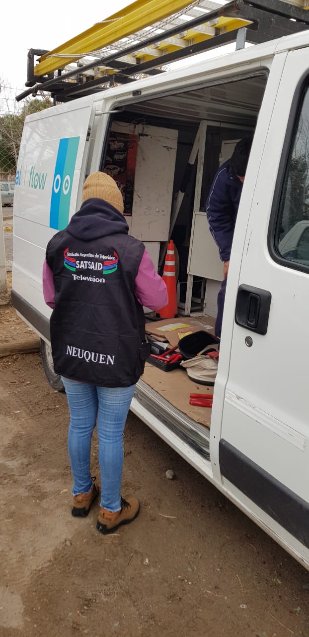 SATSAID NEUQUÉN: LA SECRETARÍA DE SEGURIDAD E HIGIENE REALIZÓ UN RELEVAMIENTO EN LA BASE DE TELECOM