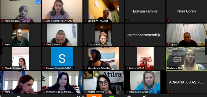 EL SATSAID PARTICIPÓ DEL CONVERSATORIO VIRTUAL “GÉNERO Y TRABAJO: DESAFÍOS EN TIEMPOS DE CORONAVIRUS” DE LA PROVINCIA DE BUENOS AIRES