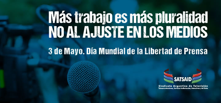 3 de Mayo. Día Mundial de la Libertad de Prensa