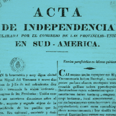 Por una nueva y definitiva INDEPENDENCIA