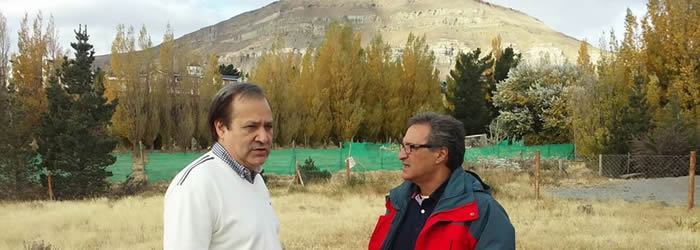 Arreceygor en el terreno de El Calafate