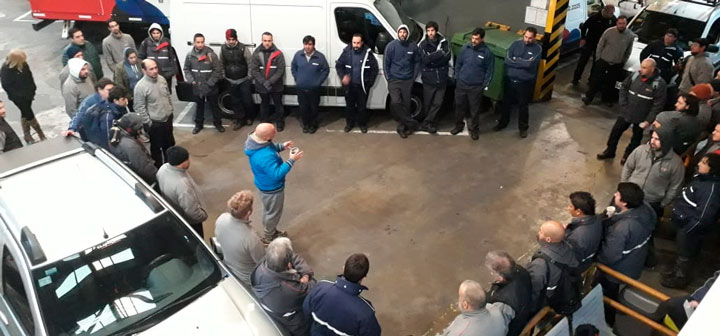 Asambleas de circuitos cerrados en todo el país preparando el paro nacional del 9 de agosto