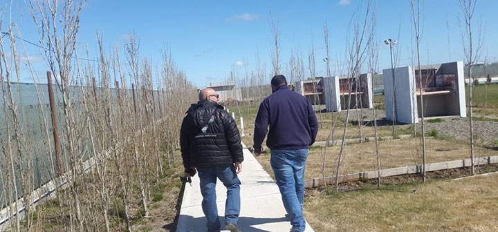 Avanzan las obras en el camping de Río Gallegos