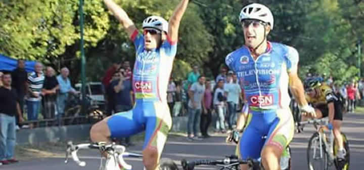 CICLISMO: PODIO JUVENIL Y ELITE