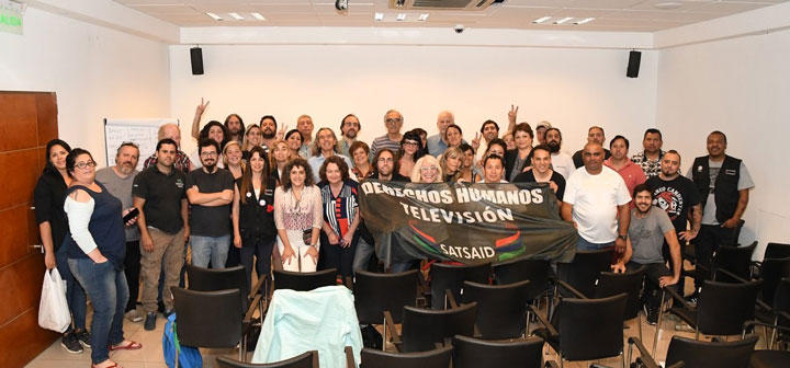 Charla sobre juicios de lesa humanidad en el SATSAID