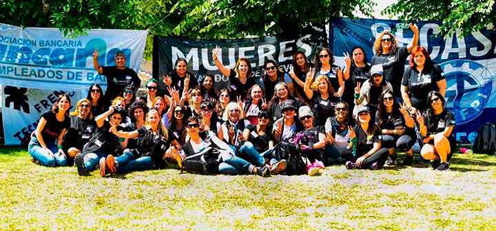 Compañeras del SATSAID presentes en el 3er Encuentro de Mujeres Sindicales
