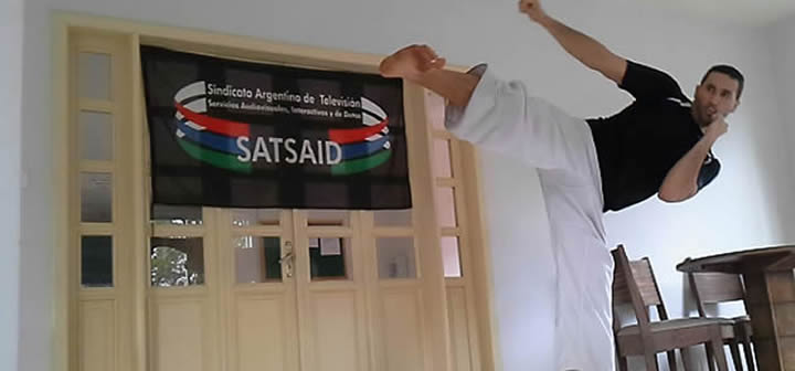 Compañero de Cablevisión en el Sudamericano de Taekwondo
