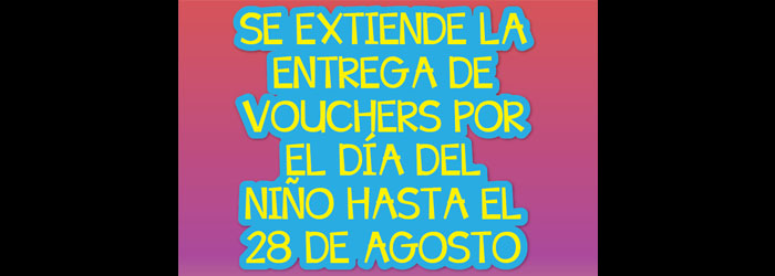 Continúa la entrega de Vouchers