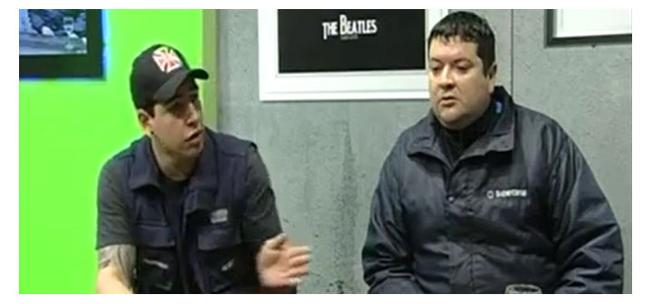 Dos compañeros de Supercanal Santa Cruz salvaron una vida