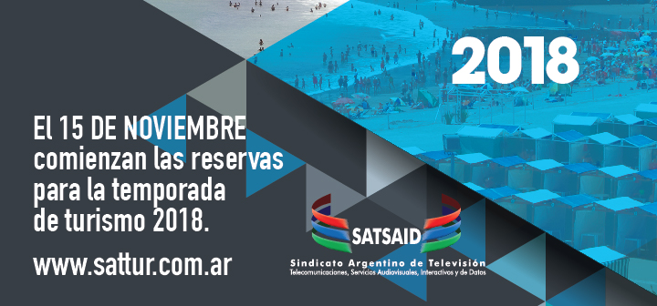 El 15 de noviembre comienzan las reservas para la temporada de turismo 2018