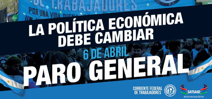 El SATSAID adhiere al paro nacional