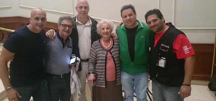 El SATSAID con Estela de Carlotto