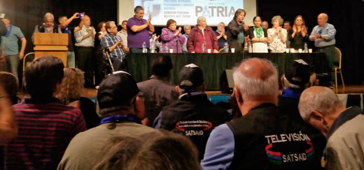 Gran acto de la Corriente Federal de Jubilados en la UOM Capital