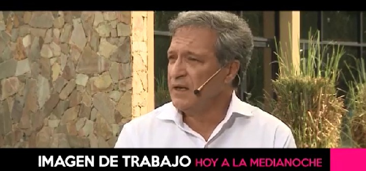 HOY A LA MEDIANOCHE, EN IMAGEN DE TRABAJO: HORACIO ARRECEYGOR Y WALTER CORREA