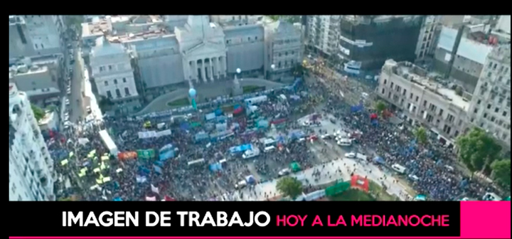 HOY A LA MEDIANOCHE, EN IMAGEN DE TRABAJO: LA CARAVANA POR EL DIA DEL MILITANTE Y QUÉ PASÓ CON EL ARA SAN JUAN