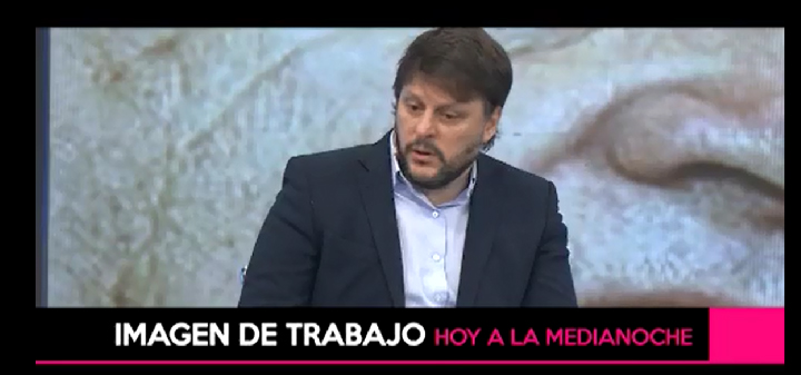 HOY A LA MEDIANOCHE, IMAGEN DE TRABAJO: CON LEANDRO SANTORO Y ORLANDO POZO