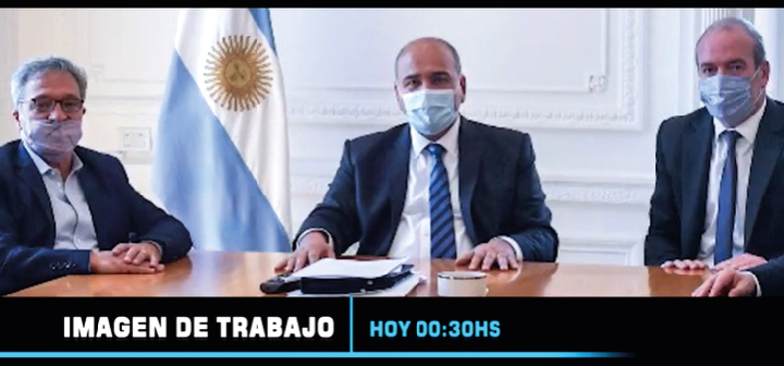 HOY, DESPUÉS DE MEDIANOCHE, IMAGEN DE TRABAJO CON JESÚS OLIVERA Y EDUARDO SILVA