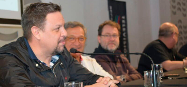 Horacio Arreceygor con los compañeros de Córdoba