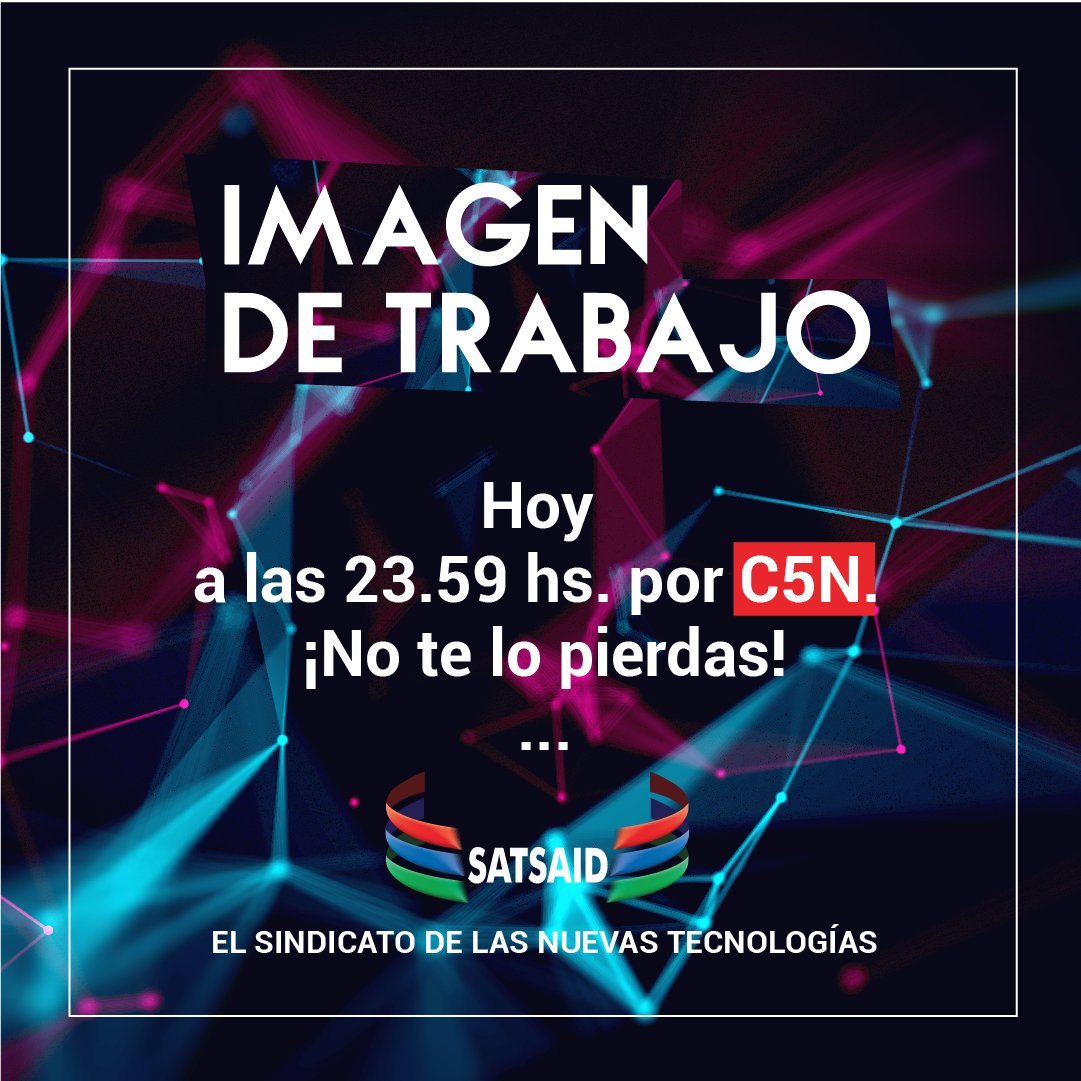 HOY A LA MEDIANOCHE, IMAGEN DE TRABAJO