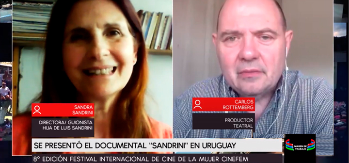 IMAGEN DE TRABAJO CON: SANDRA SANDRINI Y CARLOS ROTTEMBERG