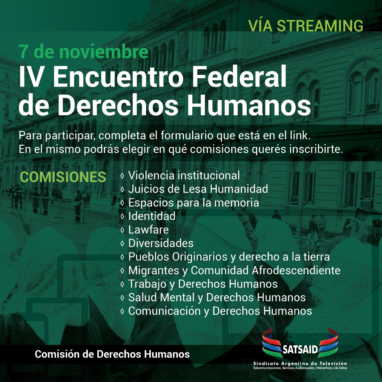 IV ENCUENTRO FEDERAL DE DERECHOS HUMANOS