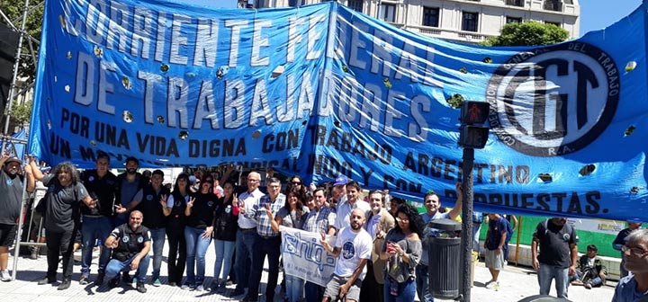 La Corriente Federal marchó junto a las organizaciones sociales