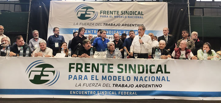 MASIVO ENCUENTRO SINDICAL FEDERAL EN FERRO
