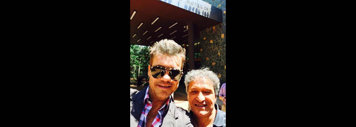 Marcelo Tinelli visitó el Hotel Irú