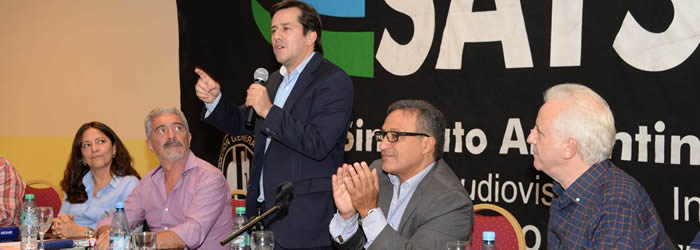 Mariano Recalde en el SATSAID