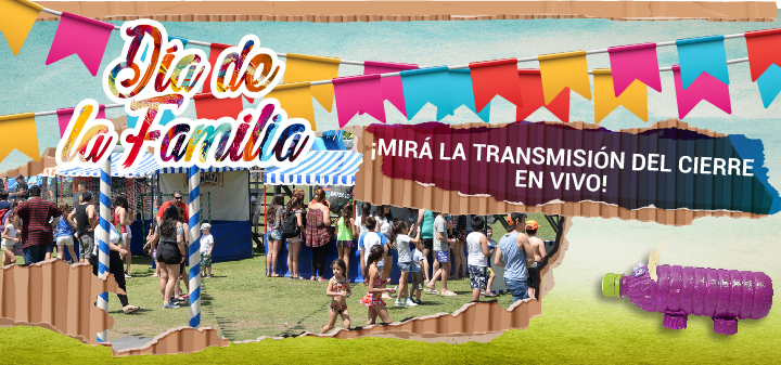 Mirá la transmisión del cierre de la fiesta del Día de la Familia