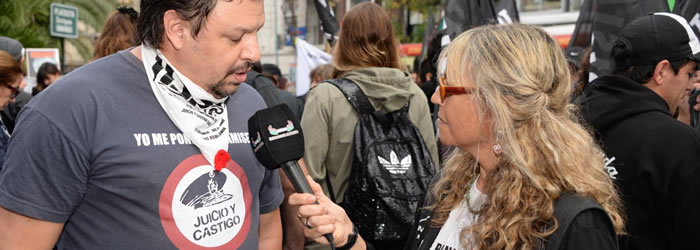 Movilización junto a H.I.J.O.S.