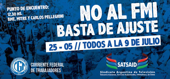 No al FMI. Basta de ajuste