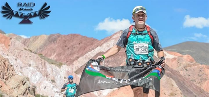 Nuestra bandera flameó en el running