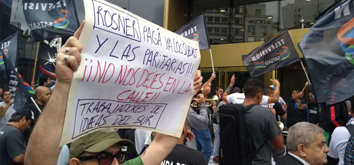 PROTESTA EN EL GRUPO INDALO, CAMINO A LA MOVILIZACIÓN DE LA 9 DE JULIO.