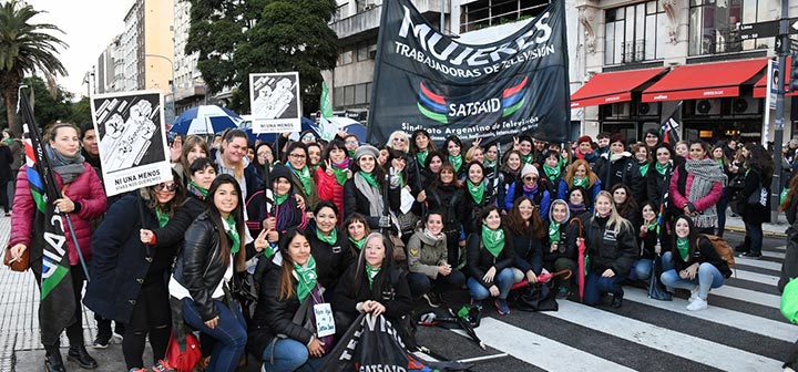 SATSAID junto a miles de mujeres en la marcha #NiUnaMenos