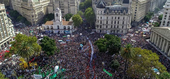 SATSAID marchó por Memoria, Verdad y Justicia