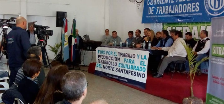 SATSAID presente en Foro del Trabajo y la Producción del Norte santafesino