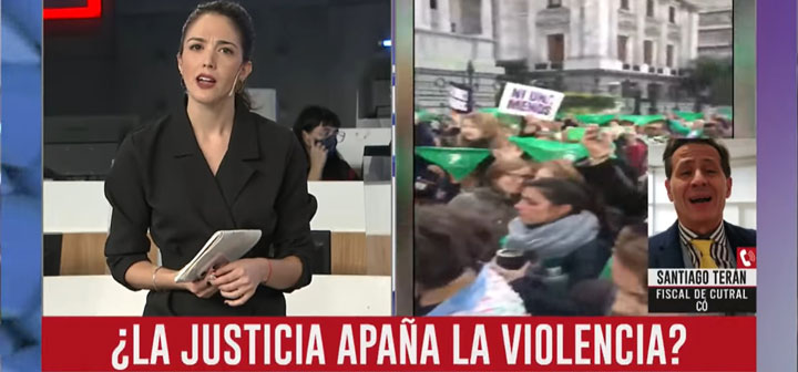 SOLIDARIDAD CON LA PERIODISTA LUCILA TRUJILLO DE C5N