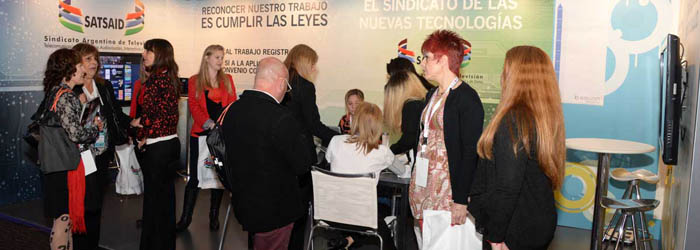 Stand del SATSAID en las jornadas ATVC