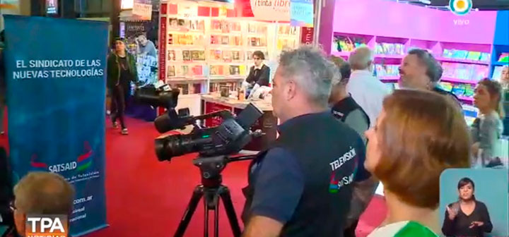 TV Pública presente en la Feria del Libro