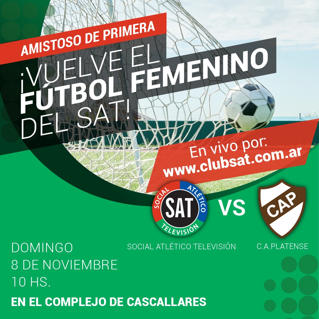 ¡VUELVE EL FÚTBOL FEMENINO DEL SAT!