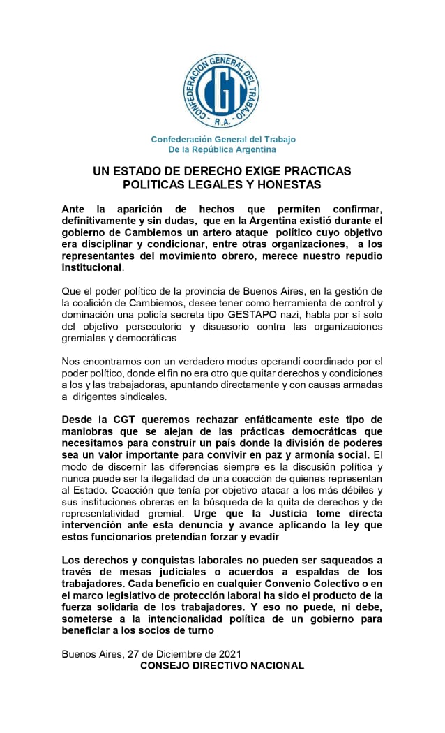 UN ESTADO DE DERECHO EXIGE PRÁCTICAS POLÍTICAS LEGALES Y HONESTAS