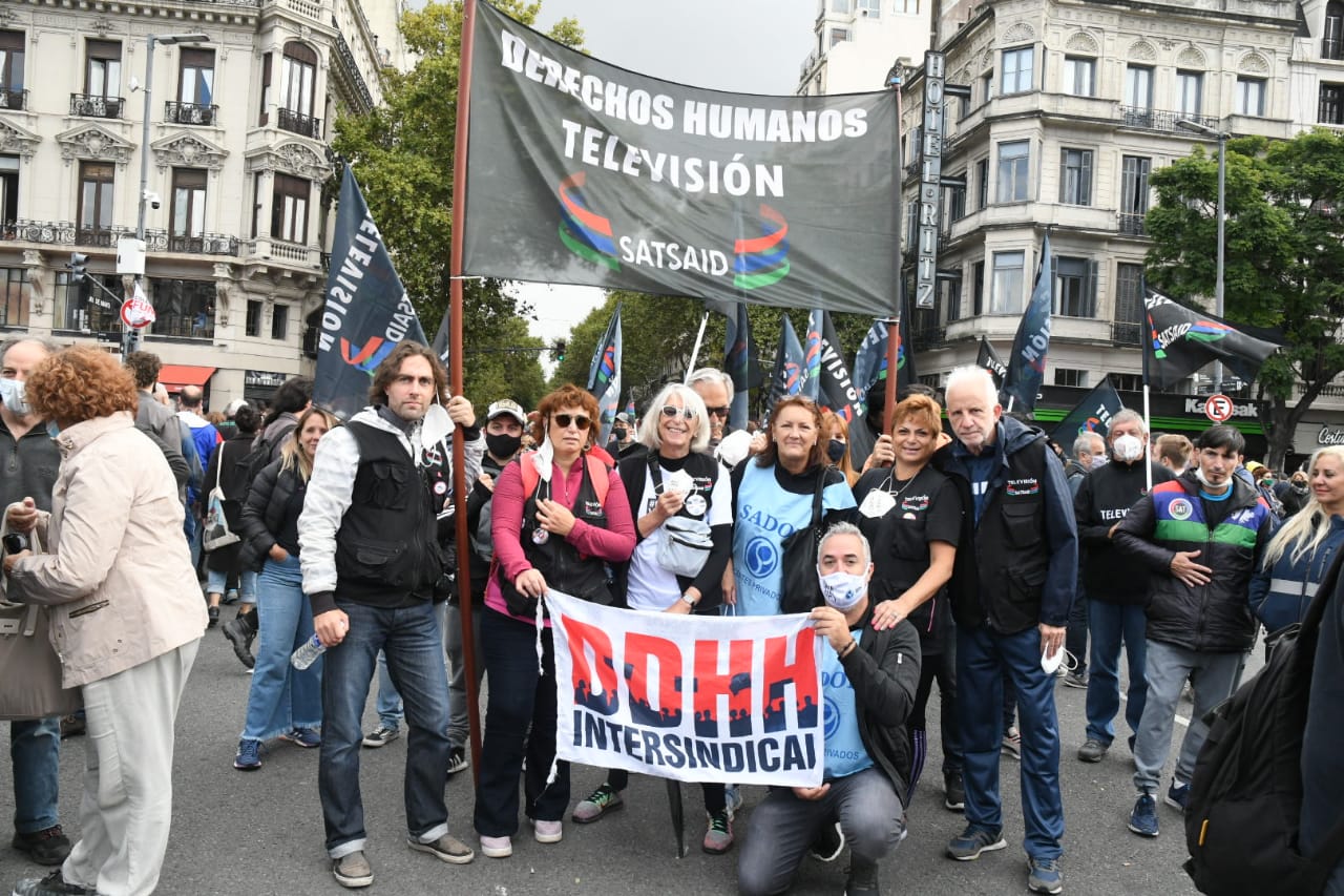 EL SATSAID PRESENTE EN LA MARCHA POR EL DÍA DE LA MEMORIA, POR LA VERDAD Y LA JUSTICIA