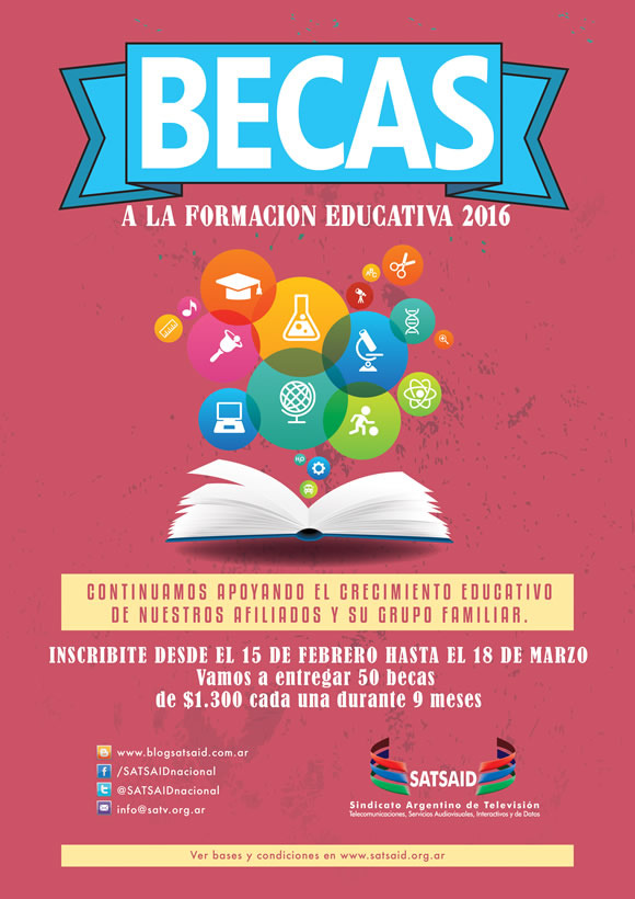 Becas a la formación educativa 2016