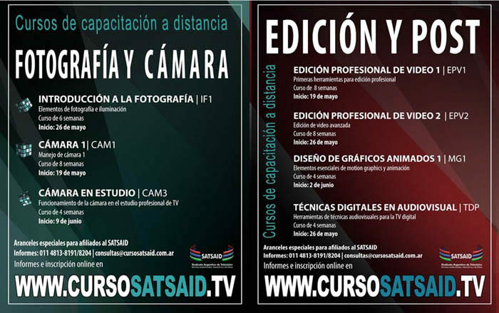 Cursos de mayo y junio