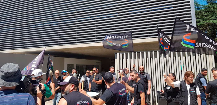 Despidos en TELEFE: paro y movilización del SATSAID