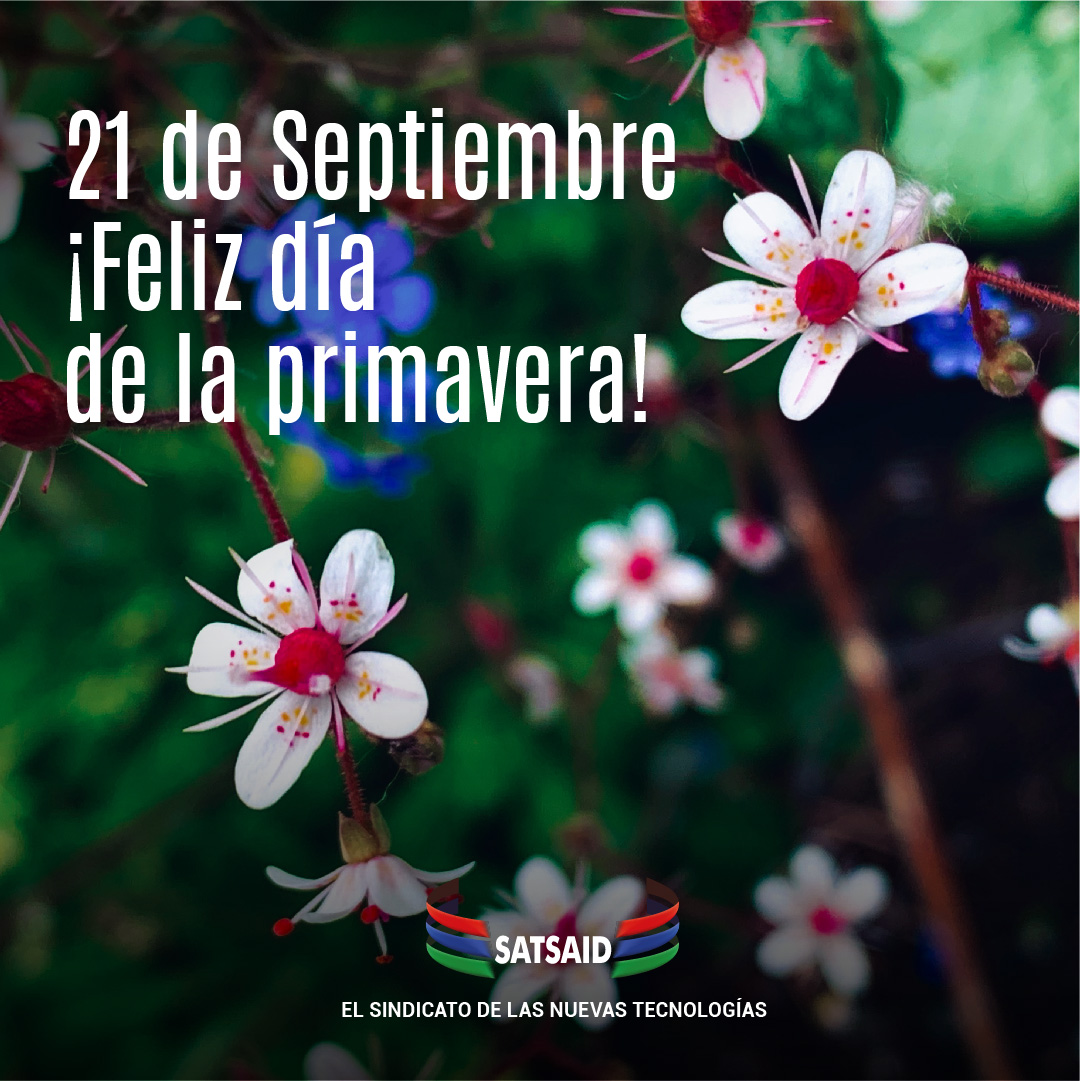 ¡Feliz día de la primavera!