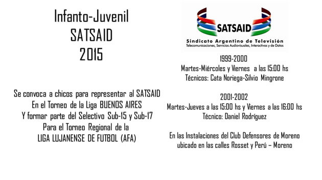 Fútbol Infanto-Juvenil. Prueba de jugadores hasta el 29/5